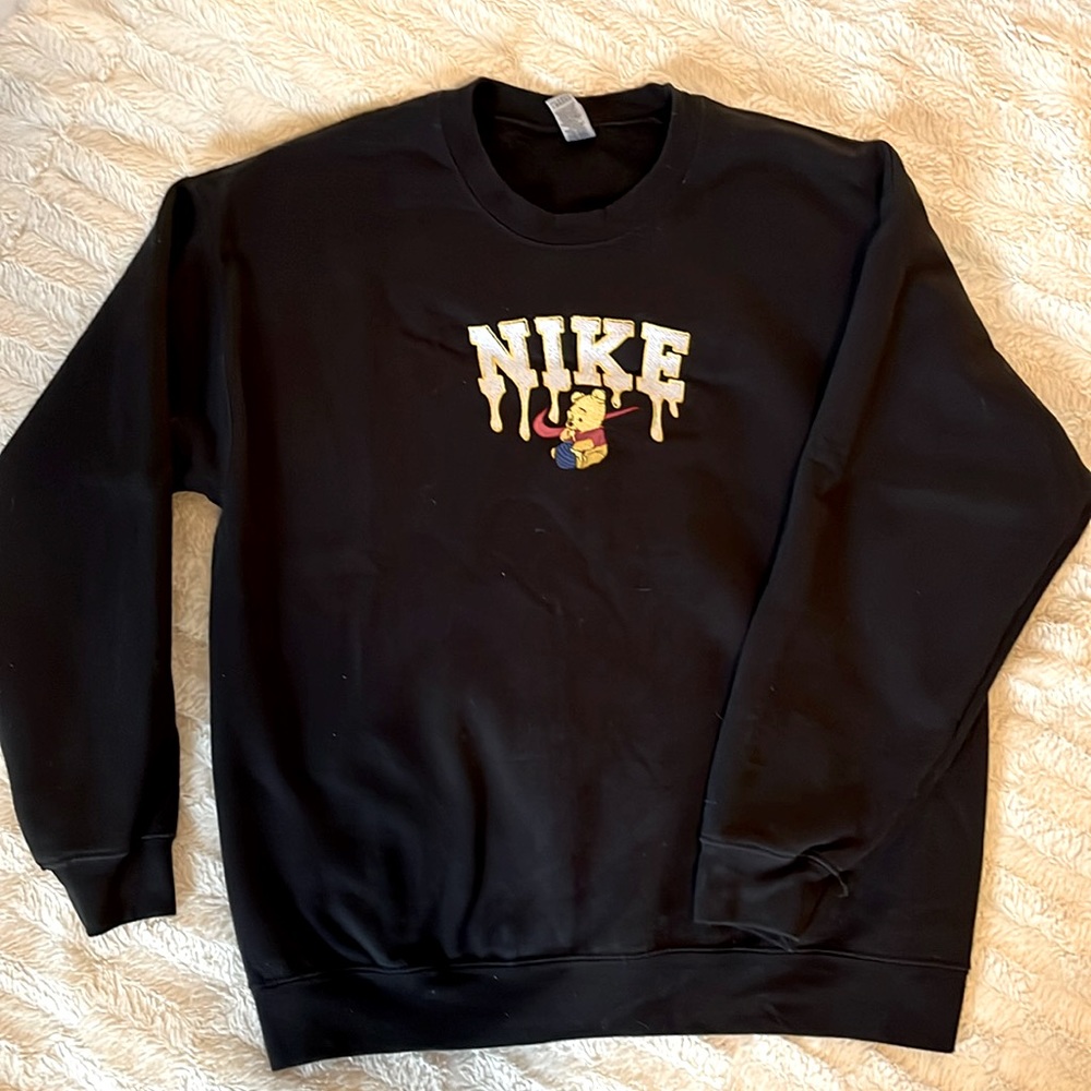 Winnie the Pooh Pooh Nike Embroidered Sweatshirt